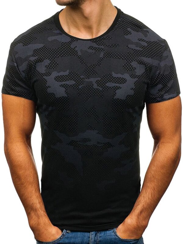 Ericdress Camouflage Round Neck Casual Slim Mens T-shirt