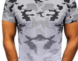 Ericdress Camouflage Round Neck Casual Slim Mens T-shirt