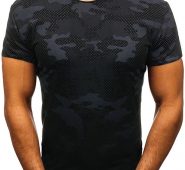 Ericdress Camouflage Round Neck Casual Slim Mens T-shirt