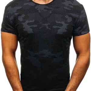 Ericdress Camouflage Round Neck Casual Slim Mens T-shirt