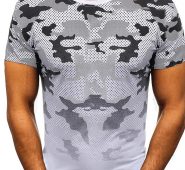 Ericdress Camouflage Round Neck Casual Slim Mens T-shirt