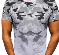 Ericdress Camouflage Round Neck Casual Slim Mens T-shirt