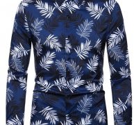 Ericdress Casual Button Lapel Slim Single-Breasted Men’s Shirt