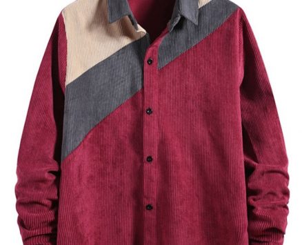Ericdress Casual Color Block Patchwork Loose Fall Men’s Shirt