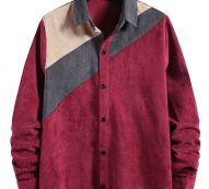 Ericdress Casual Color Block Patchwork Loose Fall Men’s Shirt