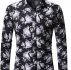 Ericdress Casual Floral Pocket Single-Breasted Fall Men’s Shirt