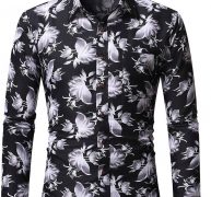 Ericdress Casual Floral Pocket Single-Breasted Fall Men’s Shirt