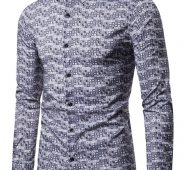 Ericdress Casual Lapel Button Slim Single-Breasted Men’s Shirt