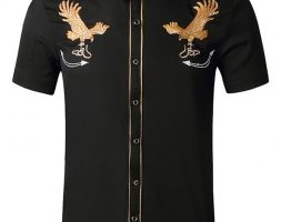 Ericdress Casual Lapel Cartoon Spring Single-Breasted Men’s Shirt