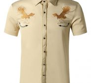 Ericdress Casual Lapel Cartoon Spring Single-Breasted Men’s Shirt