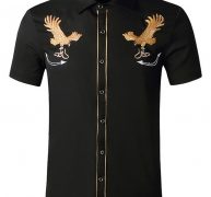 Ericdress Casual Lapel Cartoon Spring Single-Breasted Men’s Shirt