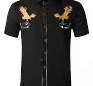 Ericdress Casual Lapel Cartoon Spring Single-Breasted Men’s Shirt