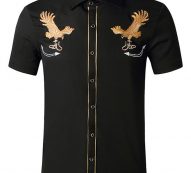Ericdress Casual Lapel Cartoon Spring Single-Breasted Men’s Shirt
