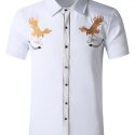 Ericdress Casual Lapel Cartoon Spring Single-Breasted Men’s Shirt