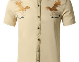 Ericdress Casual Lapel Cartoon Spring Single-Breasted Men’s Shirt