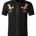 Ericdress Casual Lapel Cartoon Spring Single-Breasted Men’s Shirt