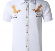 Ericdress Casual Lapel Cartoon Spring Single-Breasted Men’s Shirt