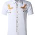 Ericdress Casual Lapel Cartoon Spring Single-Breasted Men’s Shirt