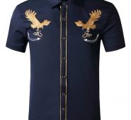 Ericdress Casual Lapel Cartoon Spring Single-Breasted Men’s Shirt