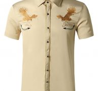 Ericdress Casual Lapel Cartoon Spring Single-Breasted Men’s Shirt