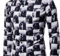 Ericdress Casual Lapel Color Block Spring Single-Breasted Men’s Shirt