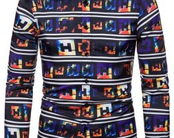 Ericdress Casual Lapel Letter Spring Single-Breasted Men’s Shirt