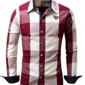 Ericdress Casual Lapel Plaid Fall Single-Breasted Men’s Shirt