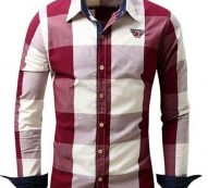 Ericdress Casual Lapel Plaid Fall Single-Breasted Men’s Shirt