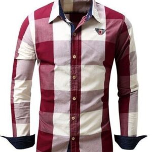 Ericdress Casual Lapel Plaid Fall Single-Breasted Men's Shirt