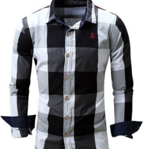 Ericdress Casual Lapel Plaid Fall Single-Breasted Men's Shirt