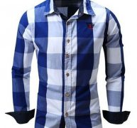 Ericdress Casual Lapel Plaid Fall Single-Breasted Men’s Shirt