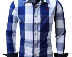 Ericdress Casual Lapel Plaid Fall Single-Breasted Men’s Shirt