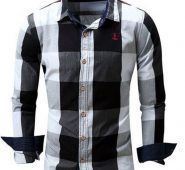 Ericdress Casual Lapel Plaid Fall Single-Breasted Men’s Shirt