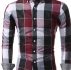 Ericdress Casual Lapel Plaid Single-Breasted Men’s Shirt