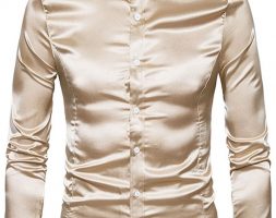 Ericdress Casual Lapel Plain Fall Single-Breasted Men’s Shirt