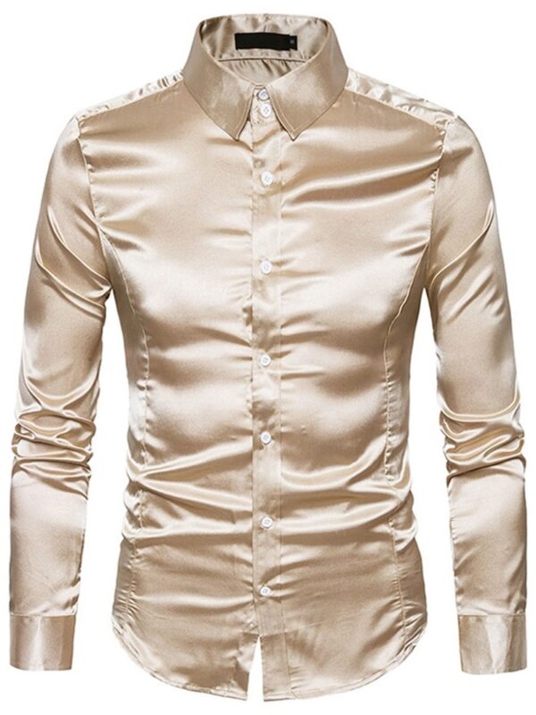 Ericdress Casual Lapel Plain Fall Single-Breasted Men's Shirt