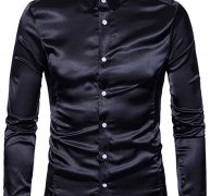 Ericdress Casual Lapel Plain Fall Single-Breasted Men’s Shirt