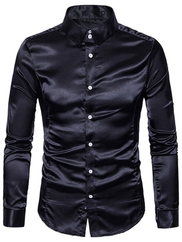 Ericdress Casual Lapel Plain Fall Single-Breasted Men's Shirt