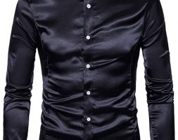 Ericdress Casual Lapel Plain Fall Single-Breasted Men’s Shirt