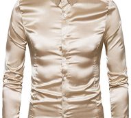 Ericdress Casual Lapel Plain Fall Single-Breasted Men’s Shirt