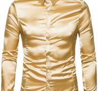 Ericdress Casual Lapel Plain Fall Single-Breasted Men’s Shirt