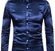Ericdress Casual Lapel Plain Fall Single-Breasted Men’s Shirt