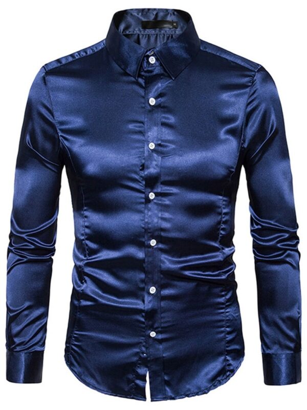 Ericdress Casual Lapel Plain Fall Single-Breasted Men's Shirt