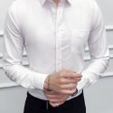 Ericdress Casual Lapel Plain Spring Single-Breasted Men’s Shirt