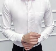 Ericdress Casual Lapel Plain Spring Single-Breasted Men’s Shirt