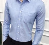 Ericdress Casual Lapel Plain Spring Single-Breasted Men’s Shirt