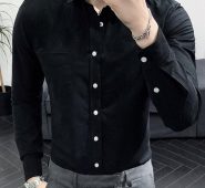 Ericdress Casual Lapel Plain Spring Single-Breasted Men’s Shirt