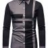 Ericdress Casual Patchwork Color Block Fall Single-Breasted Men’s Shirt