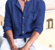 Ericdress Casual Plain Color Button Fall Style Men’s Shirt