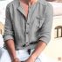 Ericdress Casual Plain Color Button Fall Style Men’s Shirt